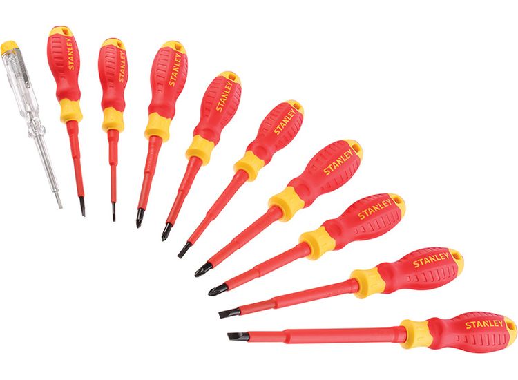 STANLEY® FatMax® VDE Insulated Screwdriver Set, 10 Piece