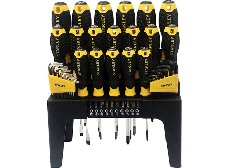 STANLEY® Screwdriver Set in Rack, 44 Piece