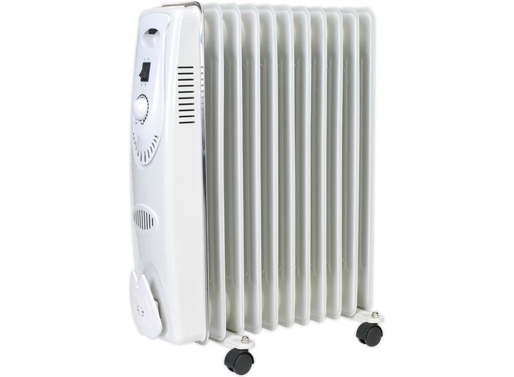 Sealey RD2500 Oil Filled Radiator 2500W/230V 11 Element
