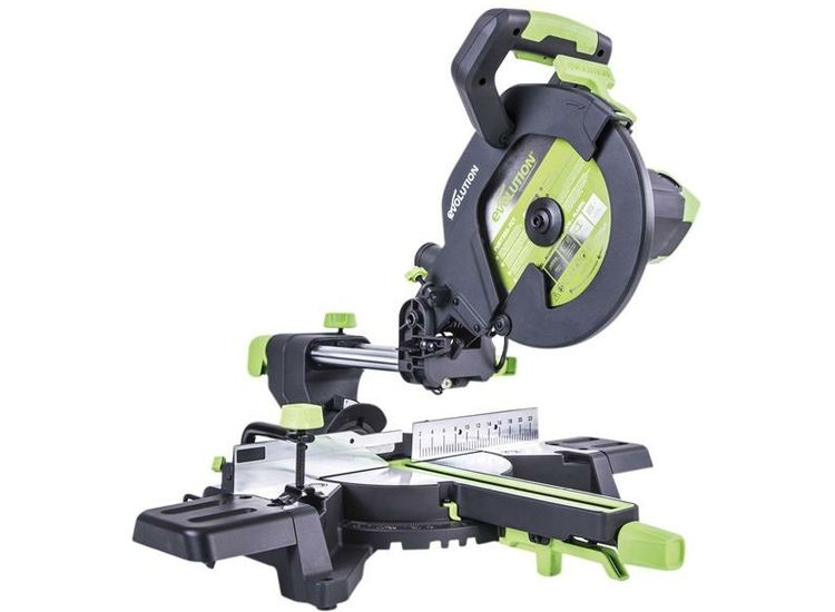 Evolution F255SMS TCT Multi-Material Sliding Mitre Saw 255mm 1600W 240V
