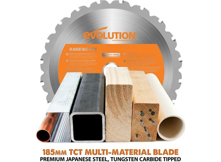 Evolution R185CCSX Circular Track Saw Kit
