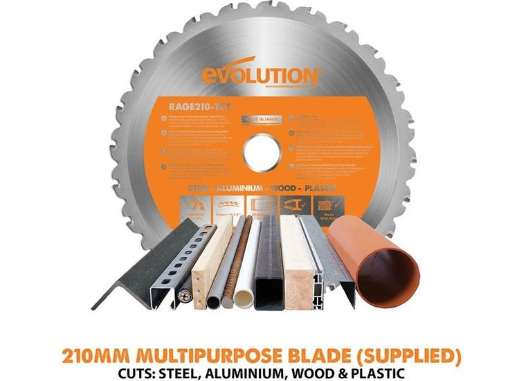 Evolution R210CMS Multi-Purpose Compound Mitre Saw