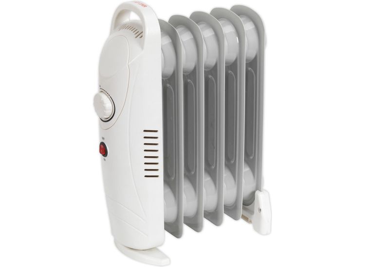 Sealey RD800 Oil-Filled Radiator Mini 800W/230V 6 Element