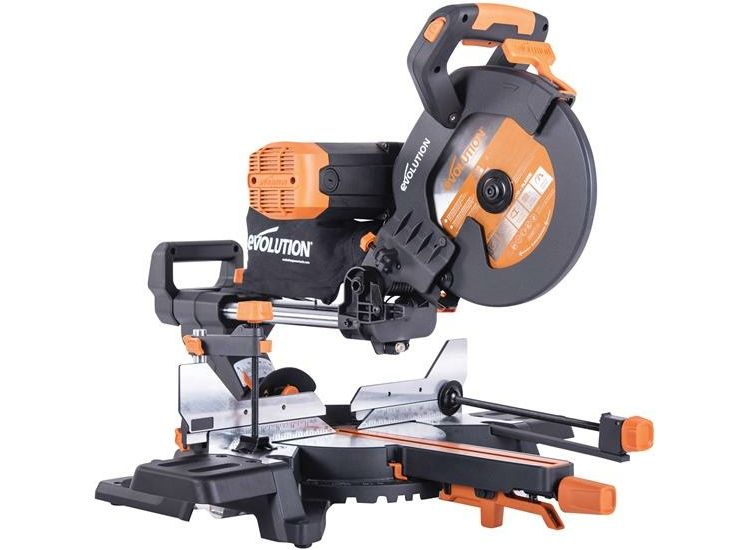 Evolution R255SMS-DB+PRO Mitre Saw + Blade