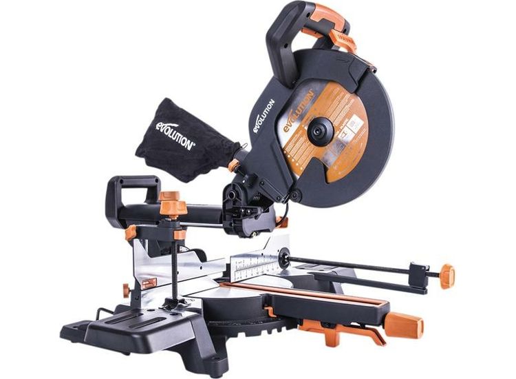 Evolution R255SMS+ Pro Multi-Material Sliding Mitre Saw