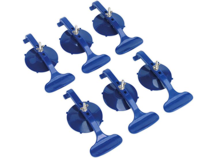 Sealey RE006 Suction Clamp Set 6pc