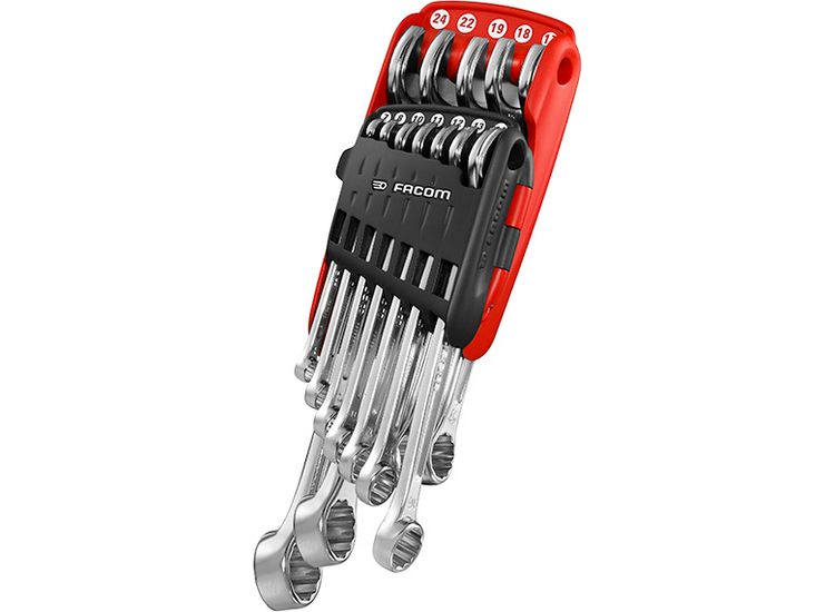 Facom 440.JP12APB Combination Spanner Set, 12 Piece