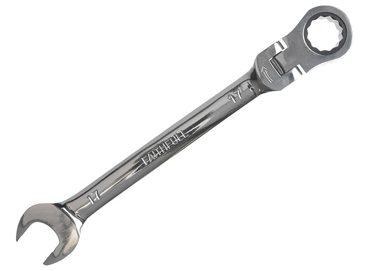 Faithfull Flex Head Ratchet Combination Spanner