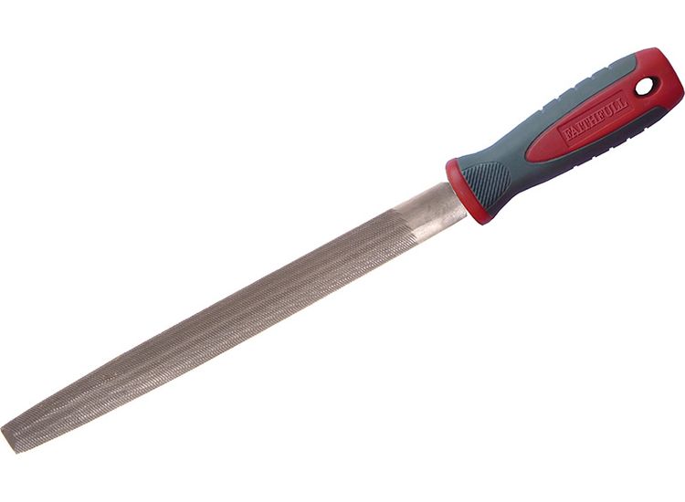 Faithfull Half-Round Second Cut File, Handled