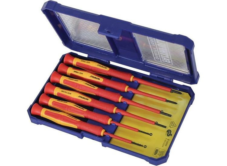 Faithfull Precision VDE Screwdriver Set, 6 Piece