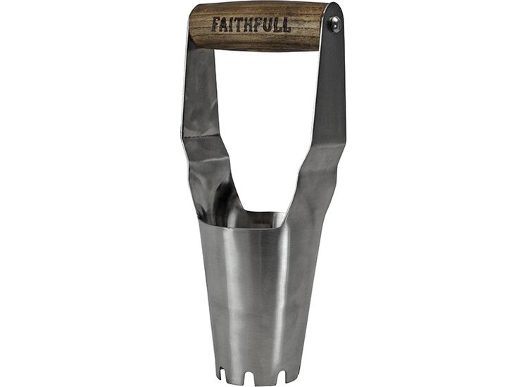 Faithfull Prestige Stainless Steel Bulb Planter Ash Handle
