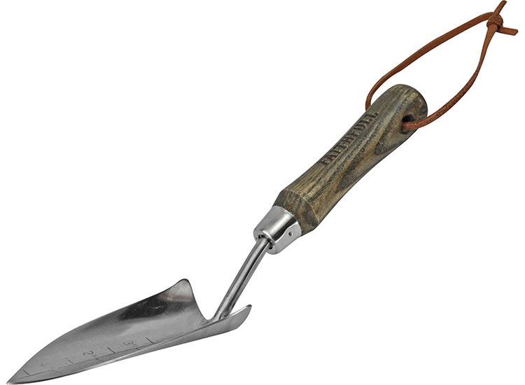 Faithfull Prestige Stainless Steel Potting Trowel Ash Handle