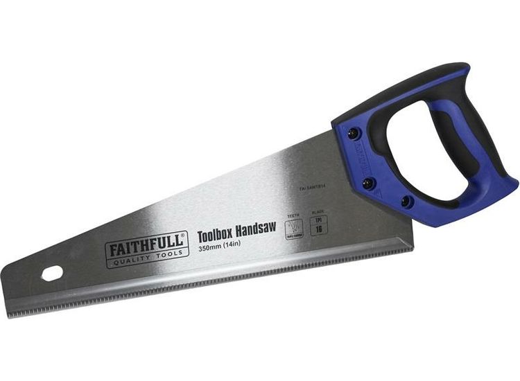 Faithfull Toolbox Hardpoint Handsaw 350mm (14in) 16 TPI
