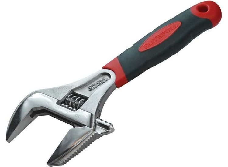 Faithfull Wide Mouth Adjustable Spanner 200mm