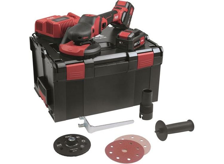 Flex Power Tools SE 125 18.0-EC/5.0 Set SUPRAFLEX Sander 18V 2 x 5.0Ah Li-ion