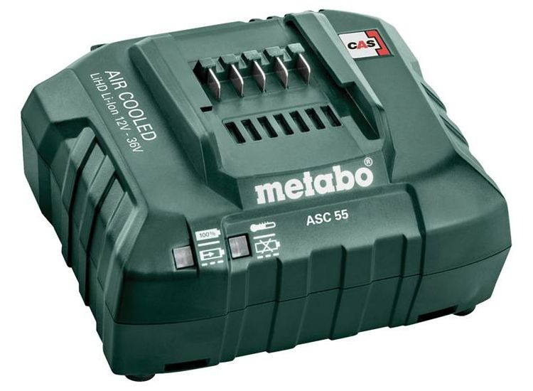 Metabo ASC 55 Air Cooled Slide Charger 12-36V Li-ion
