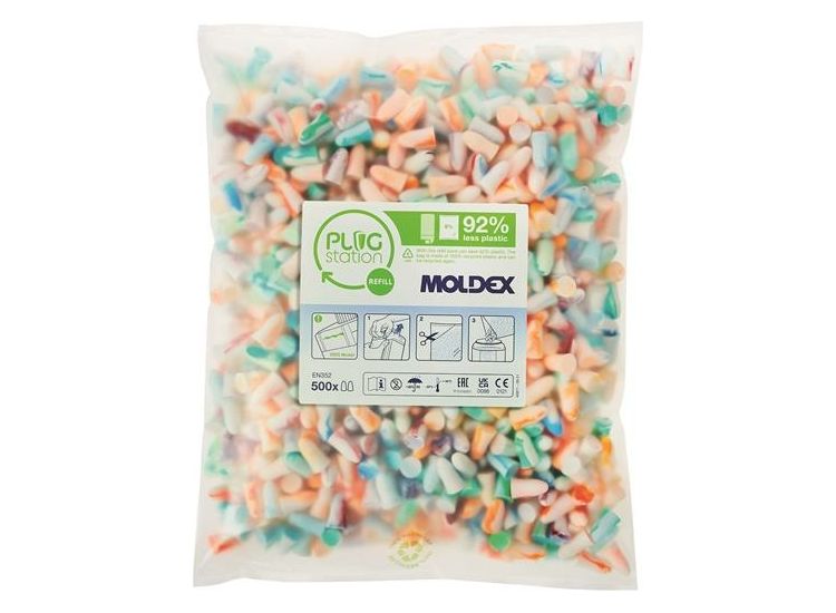 Moldex Spark Plugs® PlugStation 500 Refill SNR 35 dB (500 Pairs)