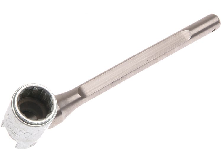 Priory 383B Scaffold Spanner Stainless Steel Bi-Hex 7/16W Flat Handle