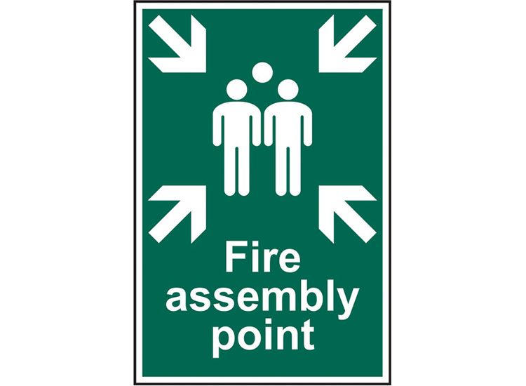 Scan Fire Assembly Point - PVC Sign 200 x 300mm