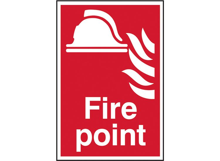 Scan Fire Point - PVC Sign 200 x 300mm