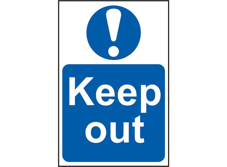 Scan Sign: Keep Out