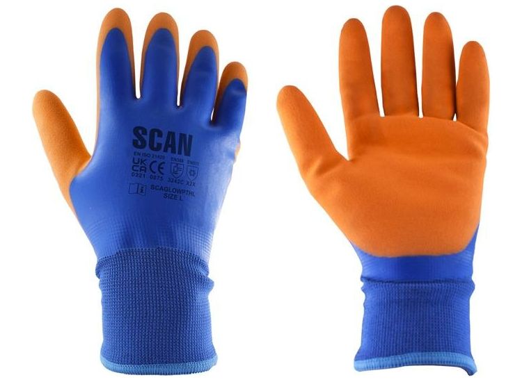 Scan Thermal Waterproof Latex Coated Gloves