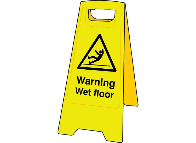 Scan Warning Wet Floor - Heavy Duty 'A' Board