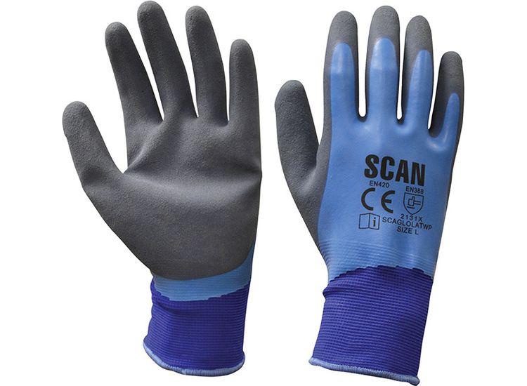 Scan Waterproof Latex Gloves