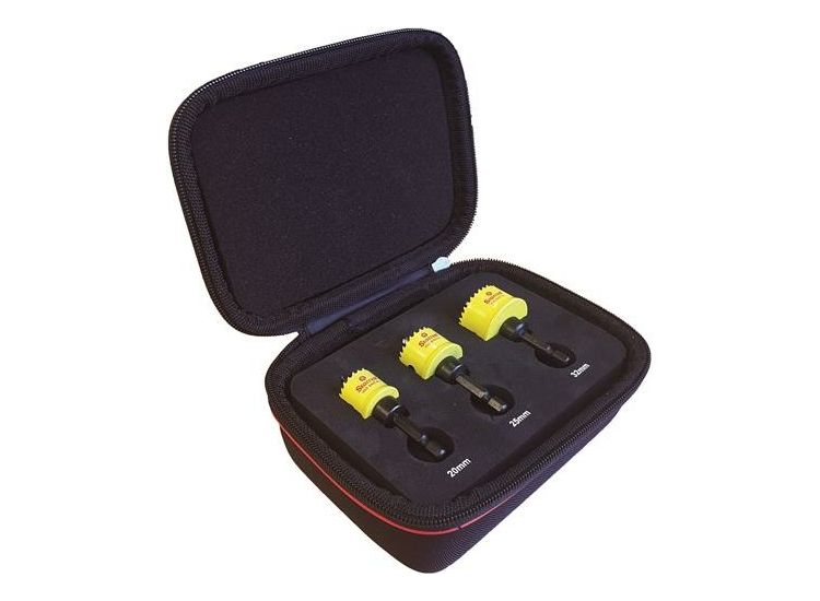 Starrett Cordless Smooth Cut Bi-Metal Holesaw Kit, 3 Piece