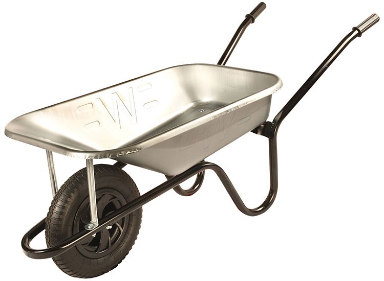 Walsall 85 litre Galvanised Builder's Wheelbarrow