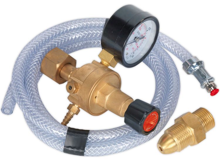 Sealey REG/KIT/MO MIG Gas Regulator Kit 1 Gauge Regulator Industrial