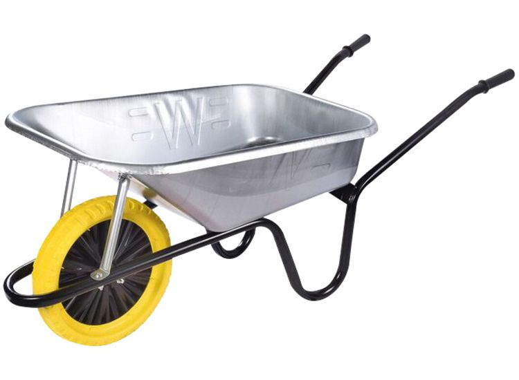 Walsall 90L Green Builder's Wheelbarrow