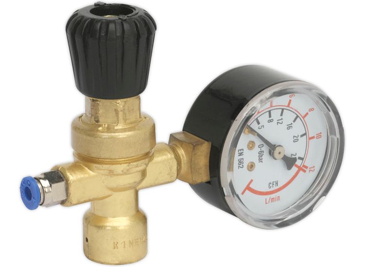 Sealey REG/MMG MIG Gas Regulator Disposable Cylinder 1 Gauge