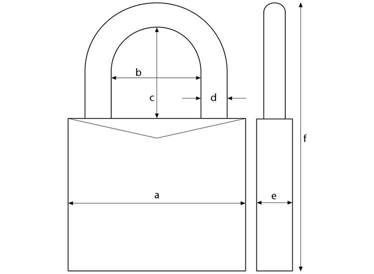 ABUS Mechanical 90RK Series TITALIUM™ Padlock