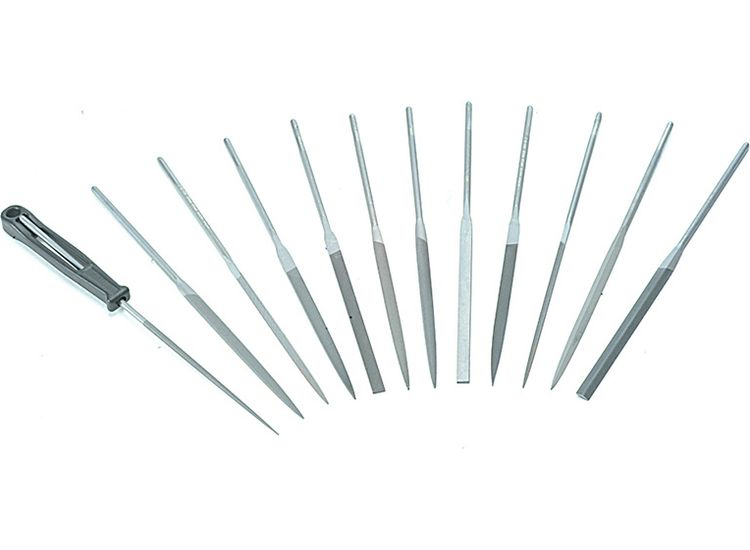Bahco 2-472-16-2-0 Needle Set of 12 Cut 2 Smoot 160mm (6.2in)