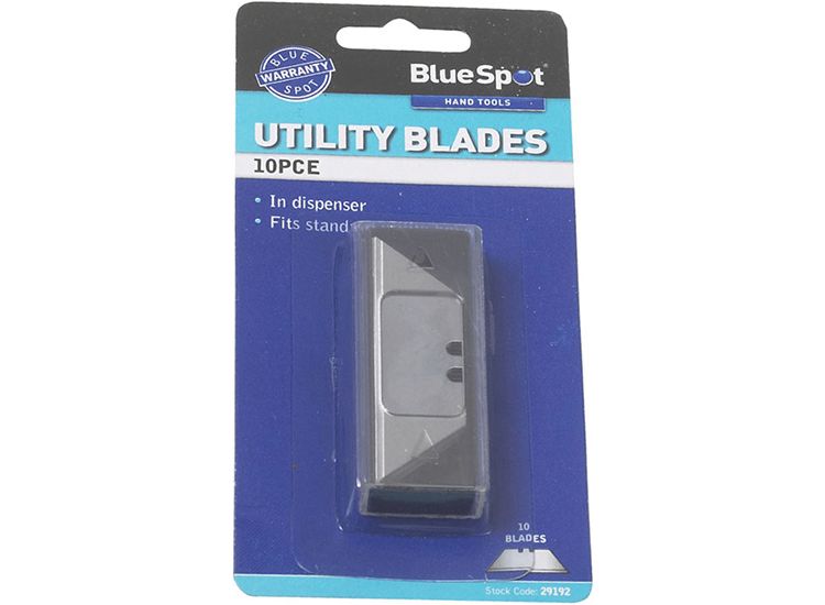 BlueSpot Tools Utility Blades (Pack 10)