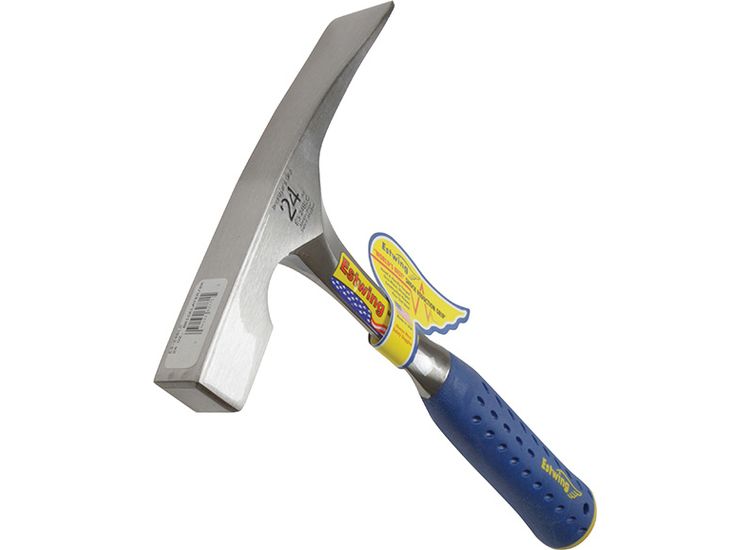 Estwing Brick Hammer, Vinyl Grip