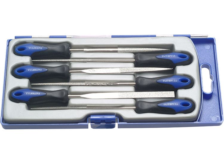 Faithfull Diamond Needle File Set 6 Piece