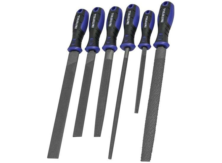 Faithfull File and Rasp Set, 6 Piece