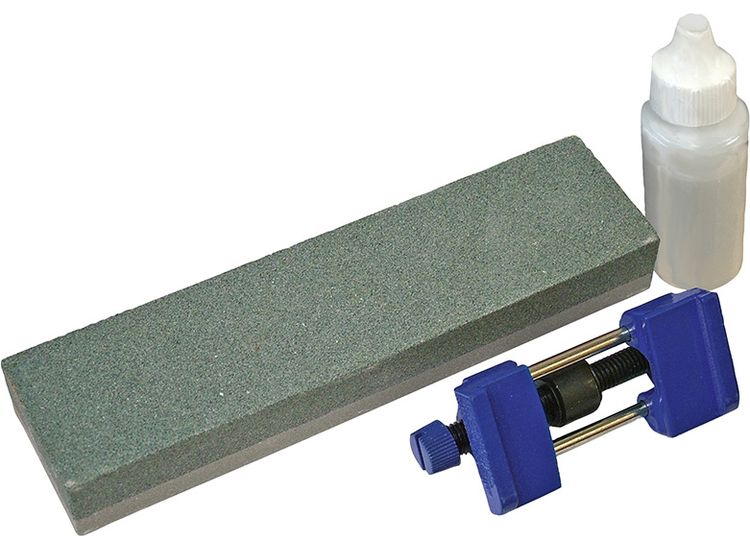 Faithfull Oilstone 200mm &amp; Honing Guide Kit