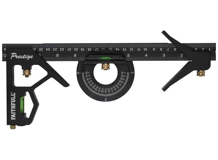 Faithfull Prestige Combination Square Set 300mm (12in)