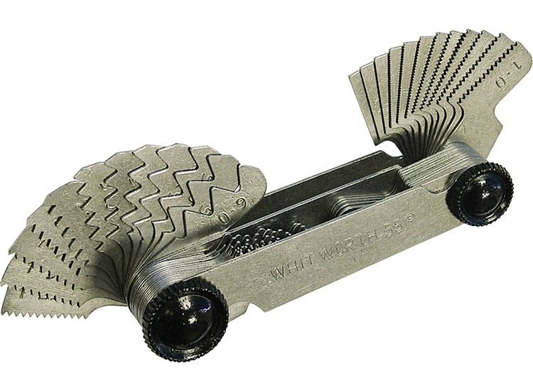 Faithfull Screw Pitch Gauge 52 Metric Whitworth