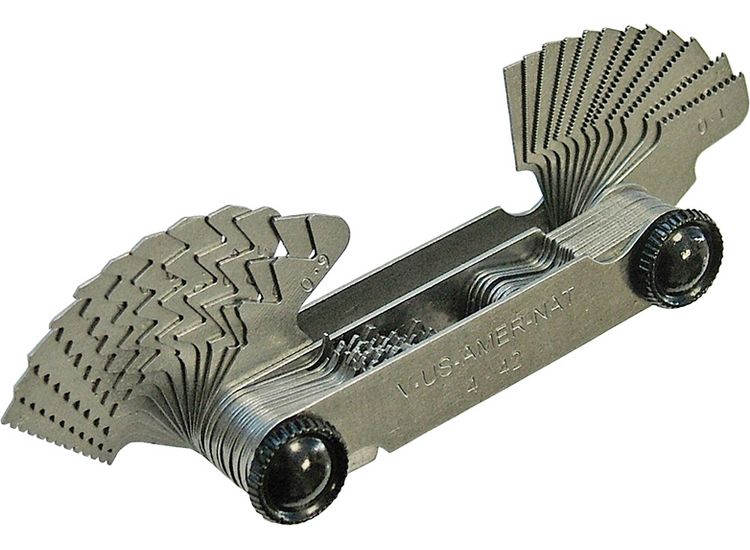 Faithfull Screw Pitch Gauge 55 Metric Amer-Nat