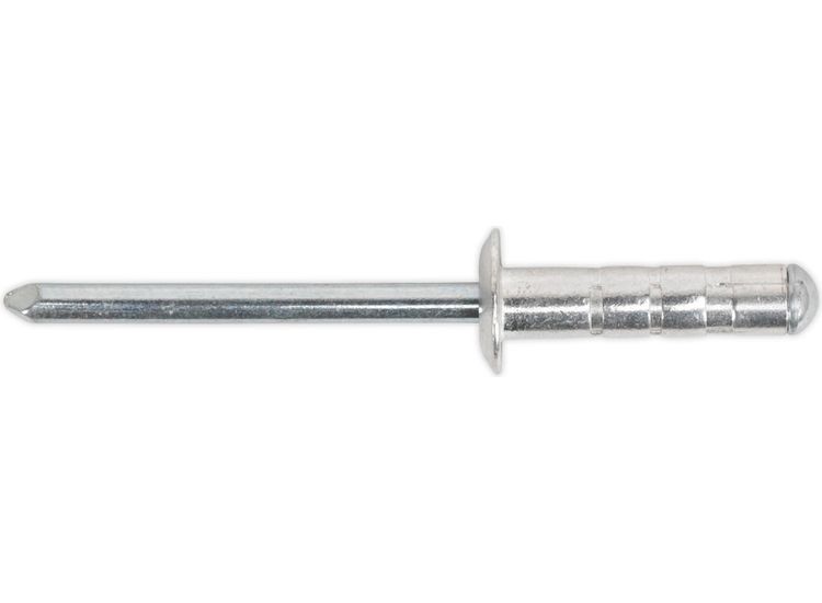 Sealey RM4015S Aluminium Multi-Grip Rivet Standard Flange 4 x 15mm Pack of 200