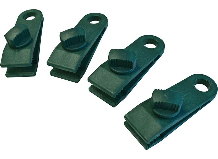 Faithfull Tarpaulin Clips - Set of 4