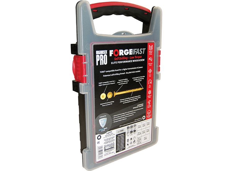 ForgeFix ForgeFast TORX® Compatible Wood Screw Organiser Pro 1000 Piece