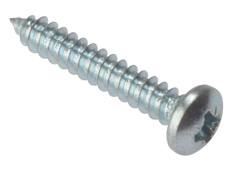 ForgeFix Self-Tapping Screws, Pozi, Pan Head, ZP