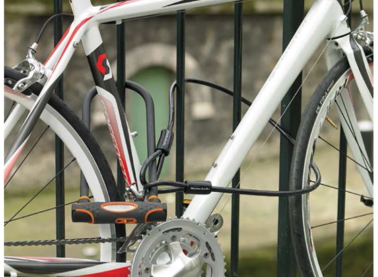 Master Lock High Security U-Bar with Cable 280 x 110 x 13mm