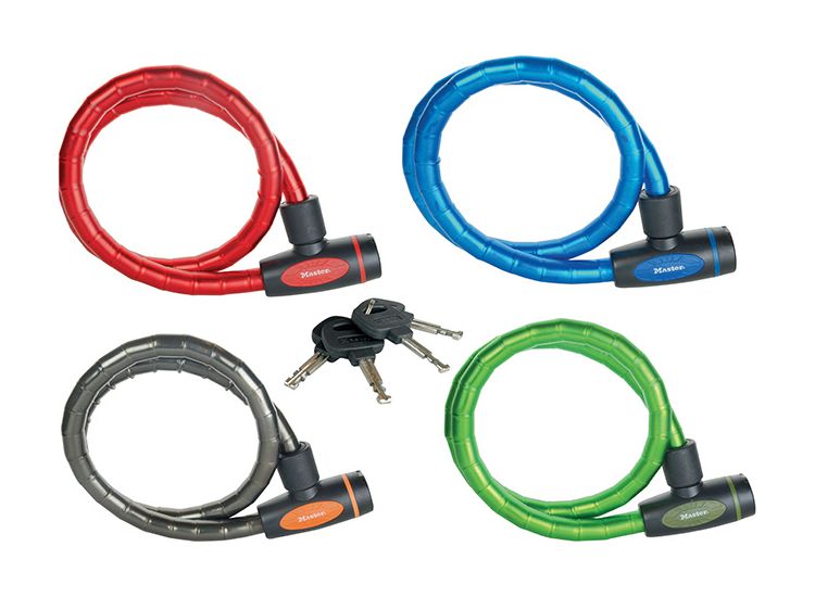 Master Lock Mixed Color Keyed Armoured Cable 1m x 18mm