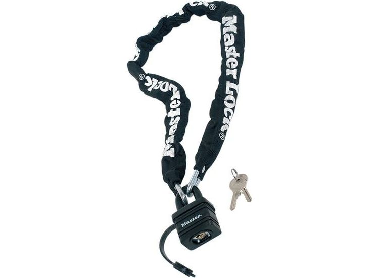 Master Lock Weather Tough 40mm Padlock &amp; Chain 90cm x 6mm